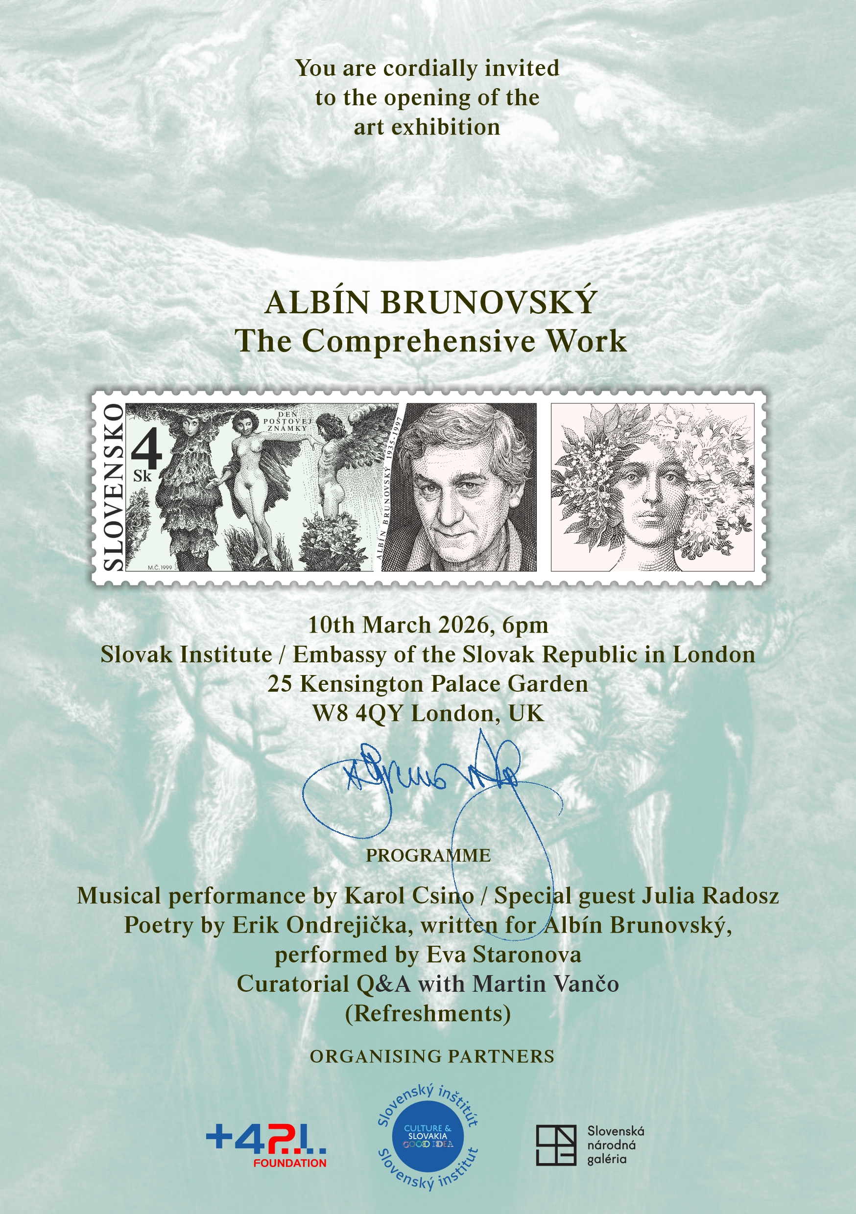 Albín Brunovský London Invitation